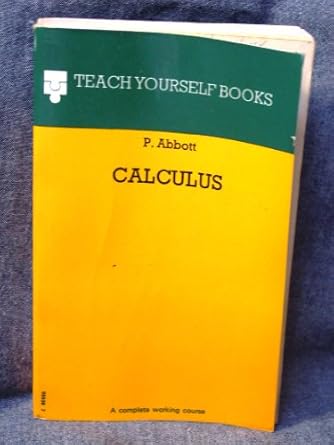 calculus 1st edition p abbott 0340055367, 978-0340055366
