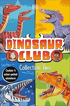 dinosaur club collection two contains 4 action packed adventures 1st edition rex stone 0593959221,