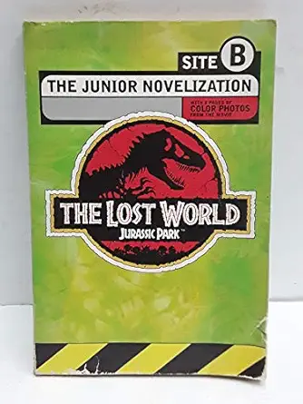 the lost world jurassic park site b the junior novelization 1st edition gail herman 0448415763, 978-0448415765
