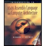 intro to 80x86 assembly lang and computer arch w/cd 1st edition richard c detmer 0763746622, 978-0763746629