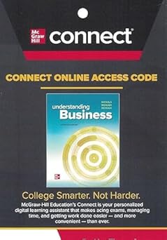printed connect access code for understanding business 1st edition william nickels 126549164x, 978-1265491642