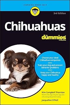chihuahuas for dummies 1st edition kim campbell thornton ,jacqueline o\\\'neil 1394156804, 978-1394156801