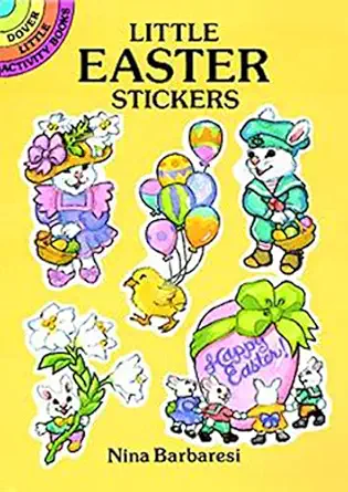 little easter stickers 1st edition nina barbaresi 0486262251, 978-0486262253