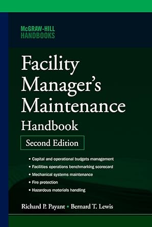 facility managers maintenance handbook 2e 1st edition bernard t lewis 1265827273, 978-1265827274