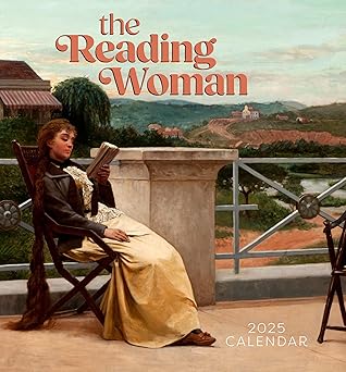 the reading woman 2025 mini wall calendar 1st edition pomegranate 1087509815, 978-1087509815