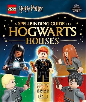 lego harry potter a spellbinding guide to hogwarts houses with exclusive percy weasley minifigure 1st edition