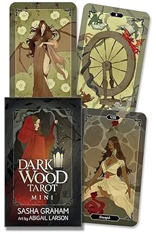dark wood tarot mini deck 1st edition sasha graham ,abigail larson 0738777064, 978-0738777061