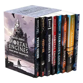 mortal engines 8 book collection 1st edition philip reeve 1338348914, 978-1338348910