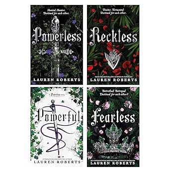 powerless trilogy and powerful 4 books collection set by lauren roberts 1st edition lauren roberts