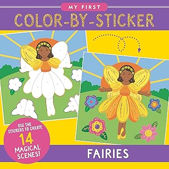 my first color by sticker book fairies 1st edition peter pauper press ,martha zschock 1441344543,