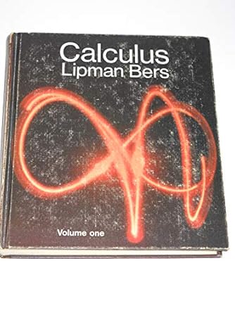 calculus v 1 1st edition lipman bers 0030829356, 978-0030829352