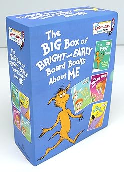 the big boxed set of bright and early board books about me the foot book the eye book the tooth book the nose