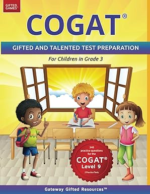 cogat test prep grade 3 level 9 gifted and talented test preparation book practice test/workbook for children