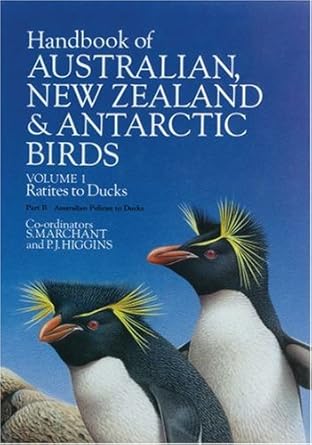 handbook of australian new zealand and antarctic birds vol 1 ratites to ducks 1st edition s marchant ,p j