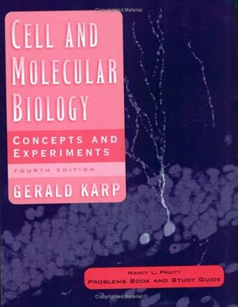 study guide to accompany cell and molecular biology concepts and experiments 1st edition gerald karp ,nancy l