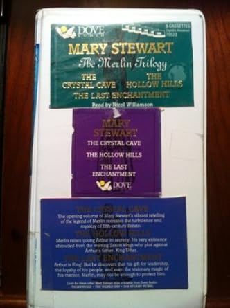mary stewart the merlin trilogy/the crystal cave the hollow hills the last enchantment/audio cassettes 1st