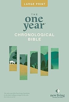 the one year chronological bible nlt large print 1st edition new living translation ,tyndale 1414337671,