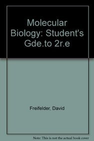 ssg molecular biology study guide 1st edition freifelder 0867200707, 978-0867200706
