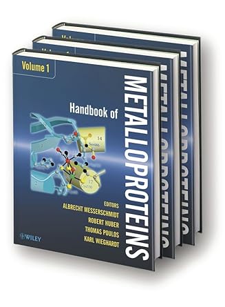 handbook of metalloproteins 1st edition albrecht messerschmidt ,robert huber ,thomas poulos ,karl wieghardt