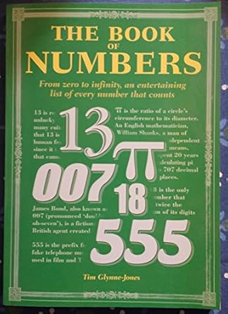 the book of numbers 1st edition tim glynne jones 184837190x, 978-1848371903