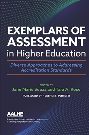 exemplars of assessment in higher education 1st edition jane marie souza ,tara a rose 1642672491,