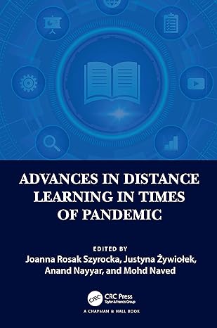 advances in distance learning in times of pandemic 1st edition anand nayyar ,justyna a ywioa ek ,joanna rosak