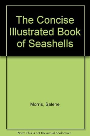 the concise illustrated book of seashells 1st edition solene t morris 1853611247, 978-1853611247