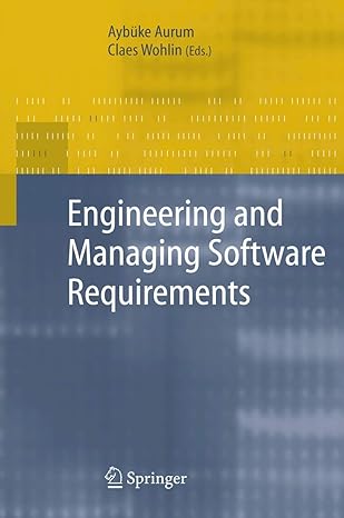 engineering and managing software requirements 1st edition ayba 1/4ke aurum ,claes wohlin 3540250433,