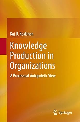 knowledge production in organizations a processual autopoietic view 1st edition kaj u koskinen 3319001035,