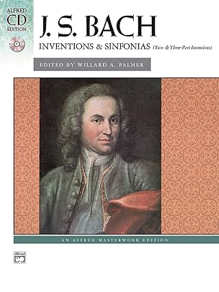 bach inventions and sinfonias comb bound book and online audio 1st edition johann sebastian bach ,willard a
