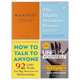 manifest hardcover the highly sensitive person how to talk to anyone unf ck yourself 4 books collection set