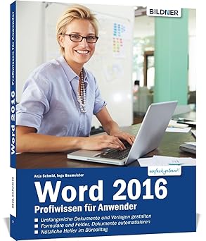 word 2016 profiwissen fa 1/4r anwender 1st edition anja schmid ,inge baumeister 3832801766, 978-3832801762