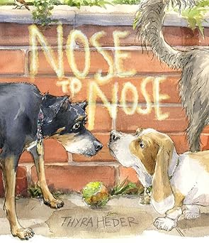 nose to nose a picture book 1st edition thyra heder 1419757512, 978-1419757518