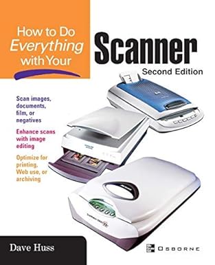 how to do everything with your scanner 1st edition jill gilbert 0072191066, 978-0072191066