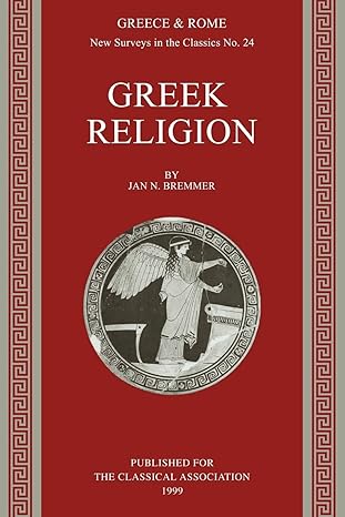 greek religion 1st edition jan n bremmer 0199220735, 978-0199220731