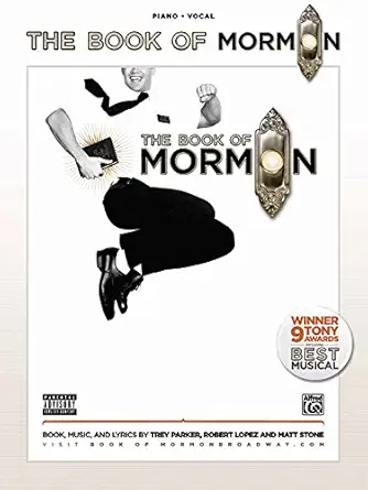 the book of mormon sheet music from the broadway musical piano/vocal 1st edition trey parker ,robert lopez