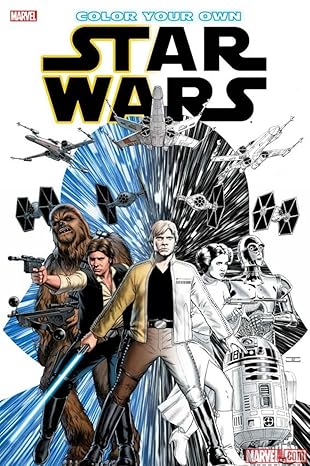 color your own star wars 1st edition leinil yu ,gerry alanguilan ,john cassaday ,humberto ramos ,mike mckone