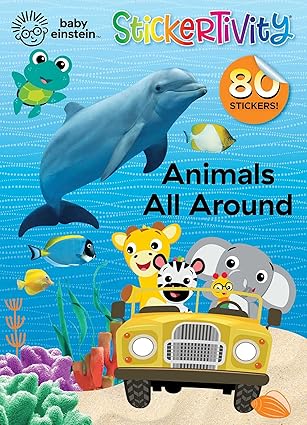 baby einstein animals all around stickertivity 1st edition editors of dreamtivity 164588516x, 978-1645885160