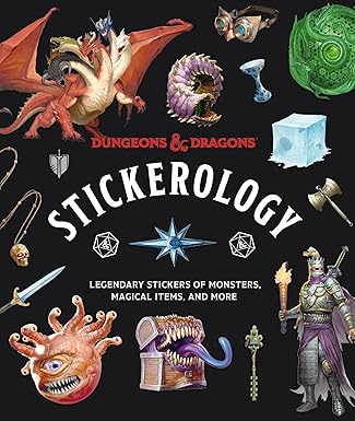 dungeons and dragons stickerology legendary stickers of monsters magical items and more stickers for journals