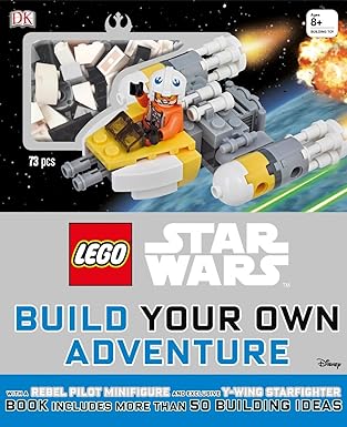 lego star wars build your own adventure with a rebel pilot minifigure and exclusive y wing starfighter 1st