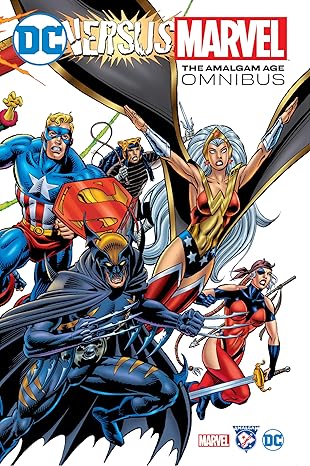 dc versus marvel the amalgam age omnibus 1st edition peter david ,dan jurgens ,mark waid ,various ,dave