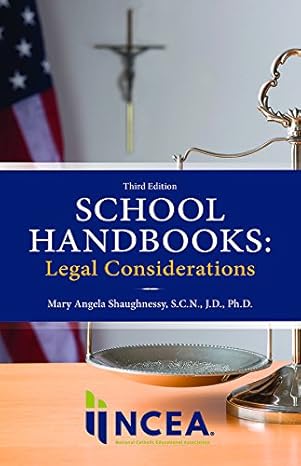 school handbook legal considerations 1st edition mary angela shaughnessy 1558336184, 978-1558336186