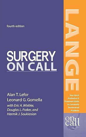 surgery on call 1st edition lefor 0071402543, 978-0071402545