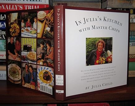 in julias kitchen with master chefs 1st edition julia child 0679438963, 978-0679438960