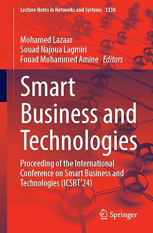 smart business and technologies proceeding of the international conference on smart business and technologies