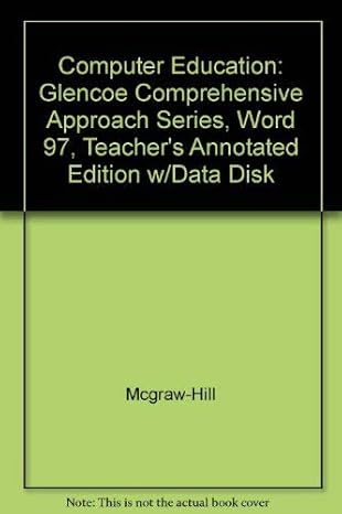 computer education 1st edition deborah a hinkle 0028033558, 978-0028033556