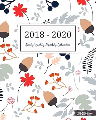2018 2020 planner three years daily weekly monthly calendar planner 36 months january 2018 to december 2020