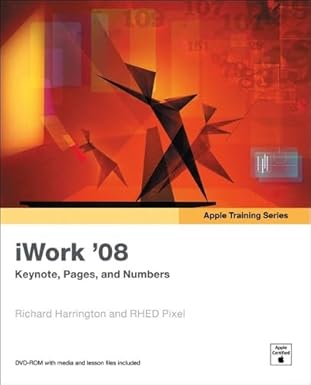 iwork 08 1st edition richard harrington ,rhed pixel 0321501853, 978-0321501851
