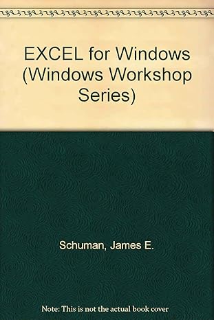 excel 4 0 for windows 1st edition james e shuman 0534305202, 978-0534305208