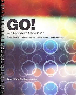 go with microsoft office 2007 for tulsa community college with cd 1st edition pearson education 0558321038,